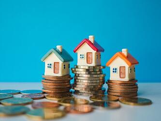 Houses built on coins